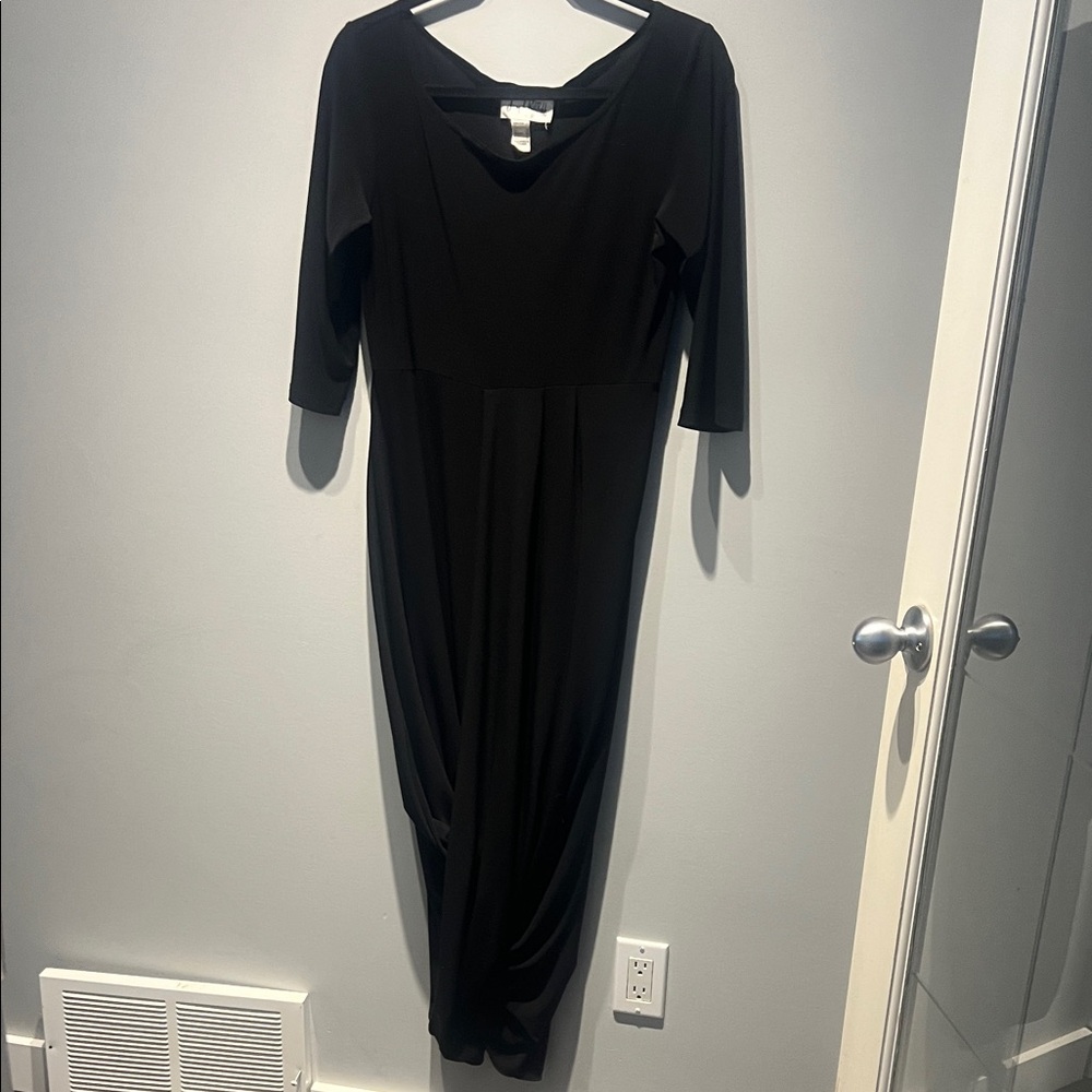 Joseph Ribkoff Black 3/4 Sleeve Dress